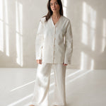 Organic linen pyjamas set woman 