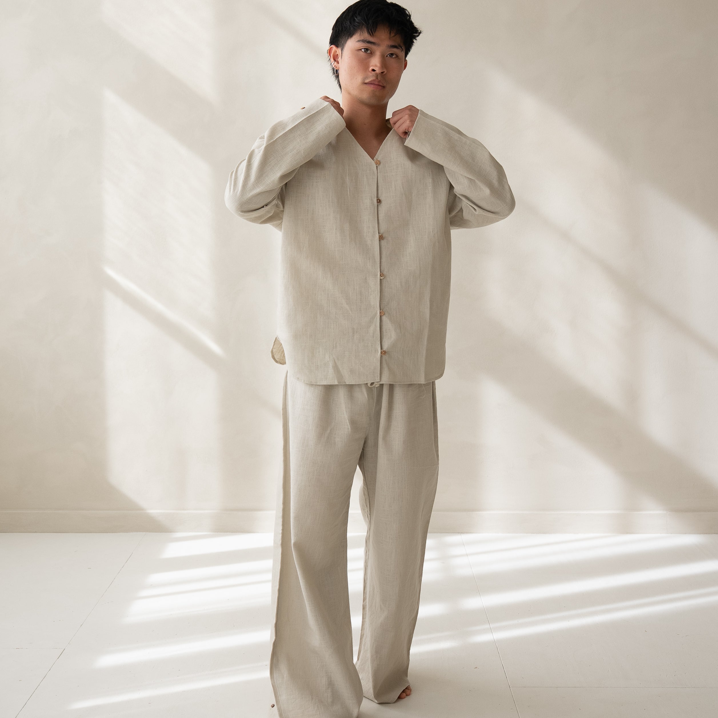 Organic linen sleepwear 