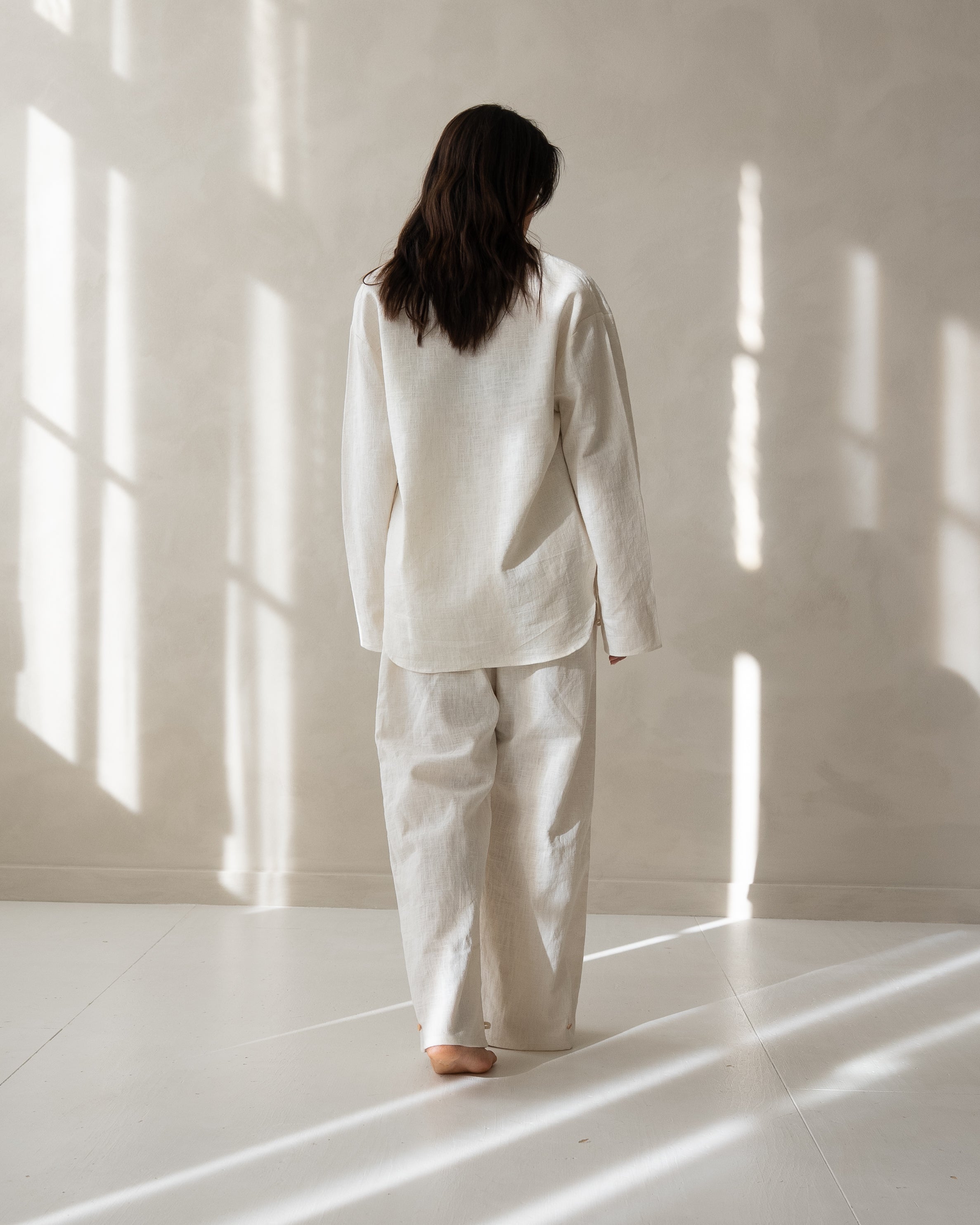 Organic linen sleepwear woman