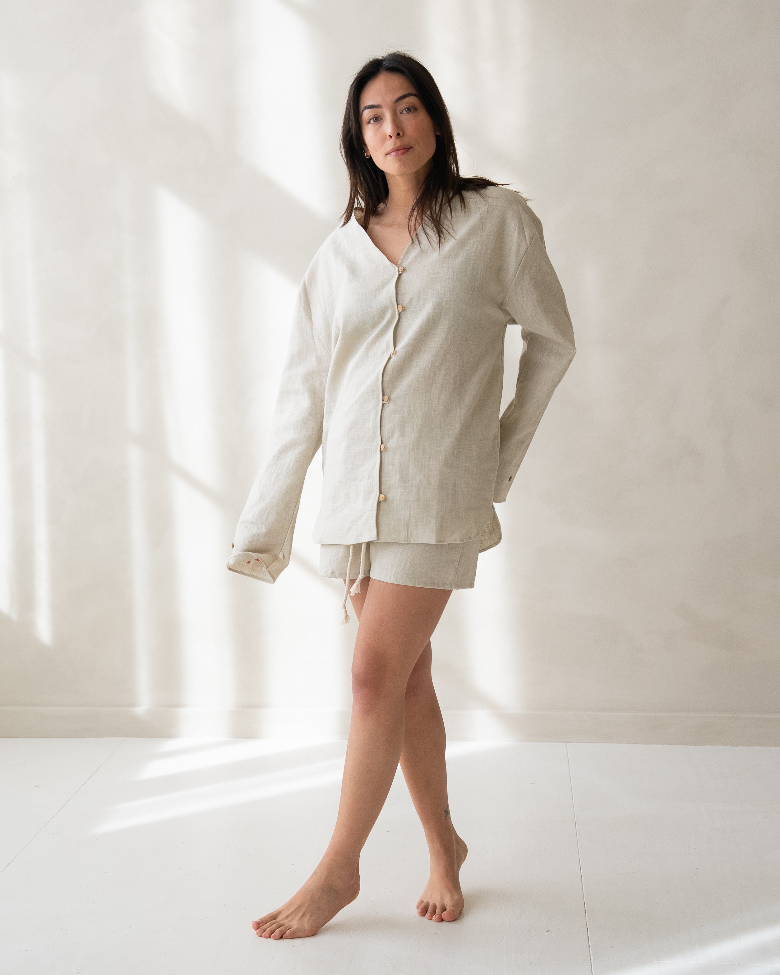 pyjamas sleepwear organic linen