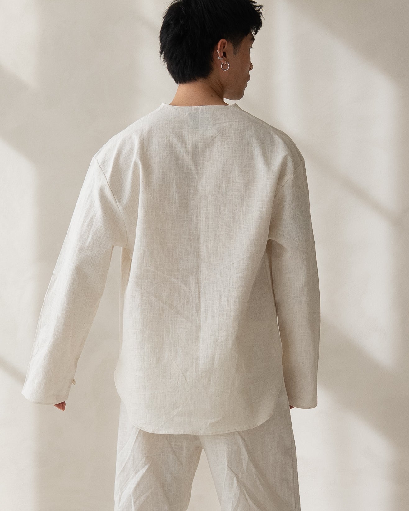 Sleepwear organic linen man