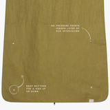 The linen sleeping bag in green
