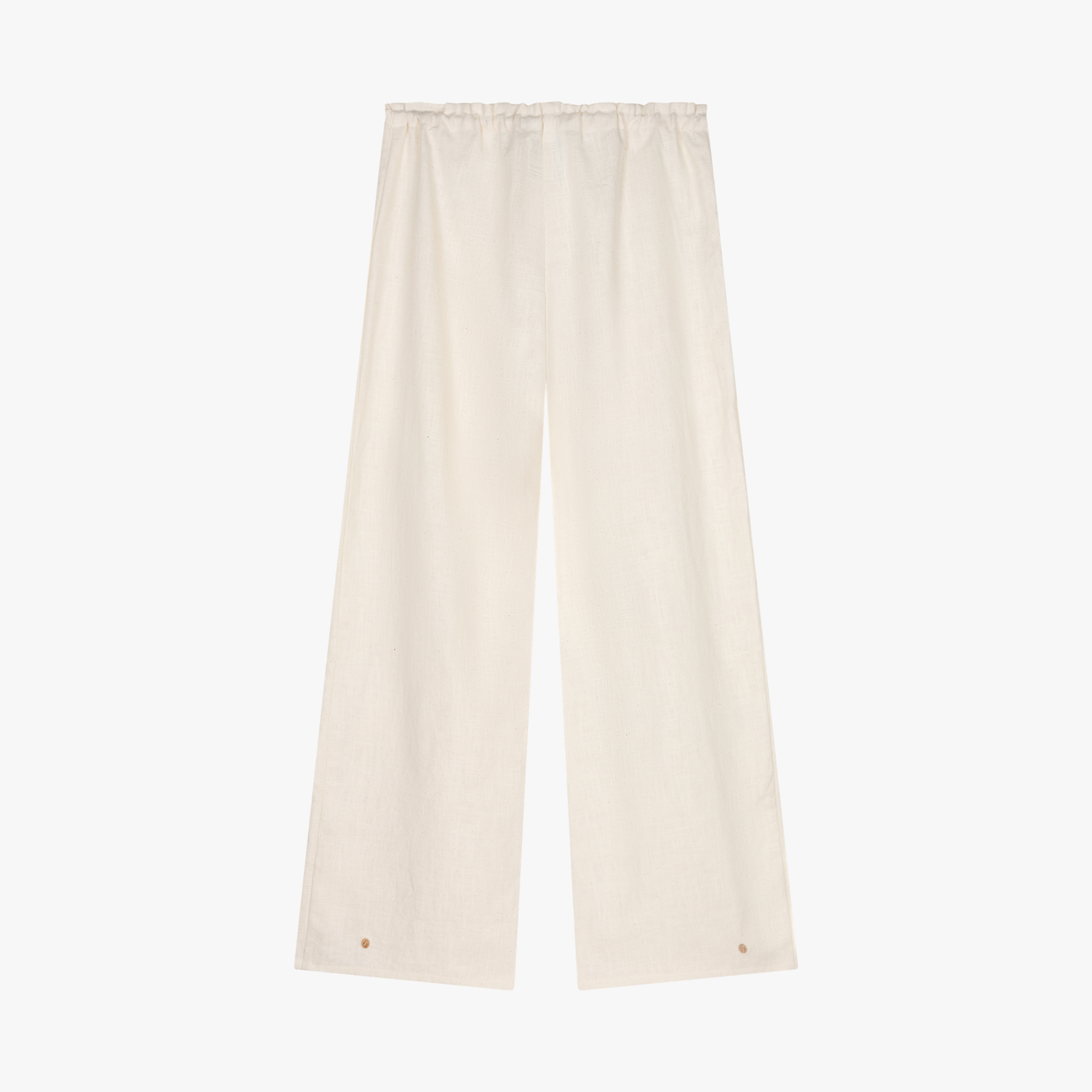 Organic linen sleepwear trouser ecru