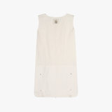 The linen sleeping bag in ecru