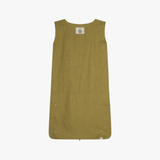 The linen sleeping bag in green