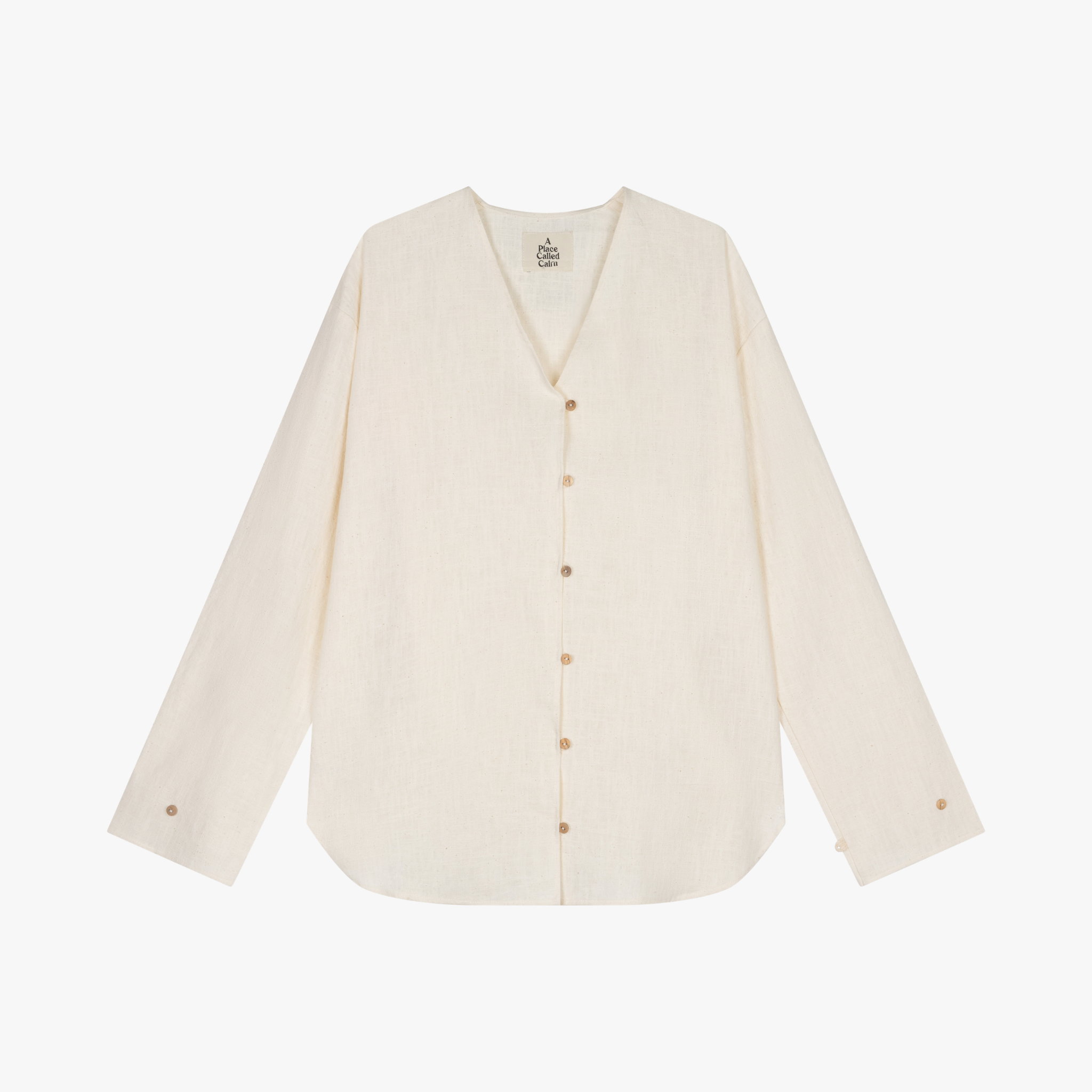 High quality linen sleepwear top blouse
