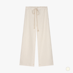 Organic linen trouser pyjama ecru