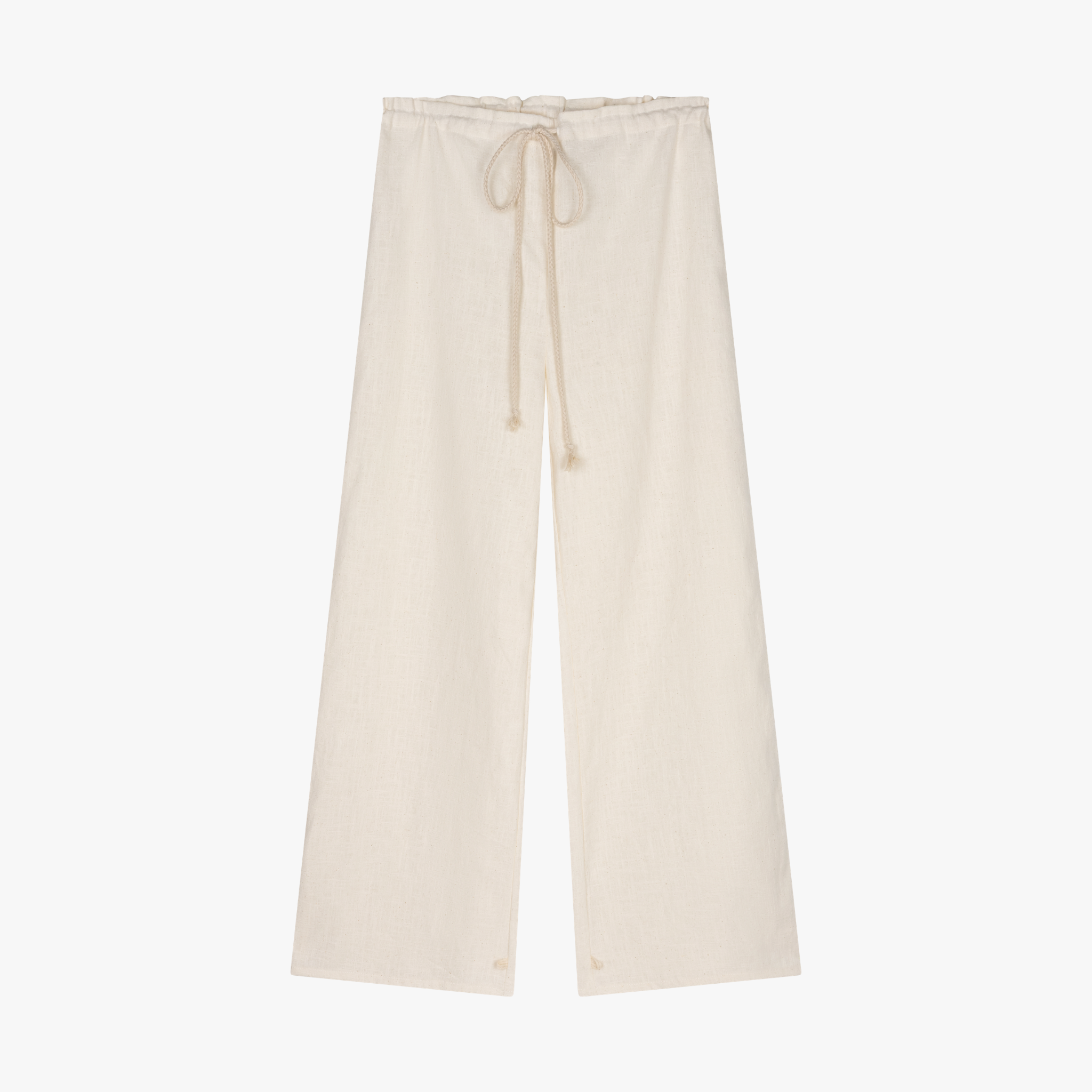 Organic linen trouser ecru 